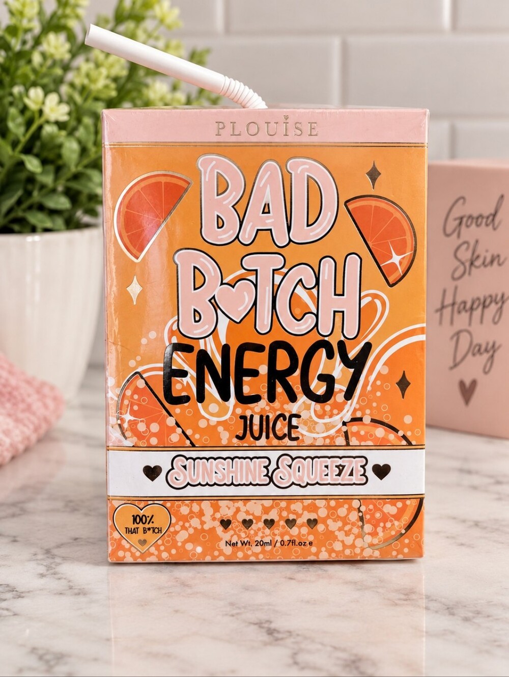 P.Louise Bad B*tch Energy Juice Sunshine Squeeze Lip Set NIB